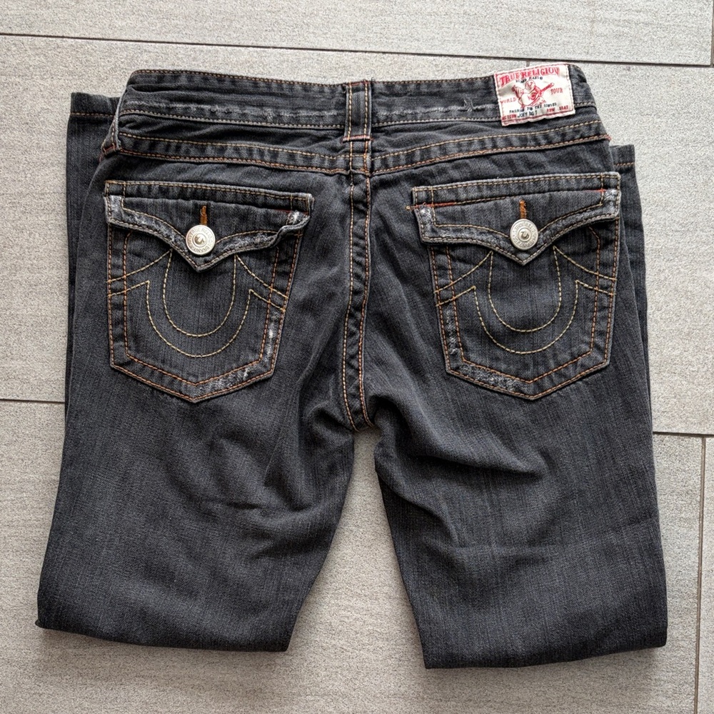 True Religion Women's Boot Cut Jeans - Charcoal